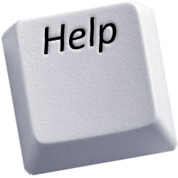 an image of a help button